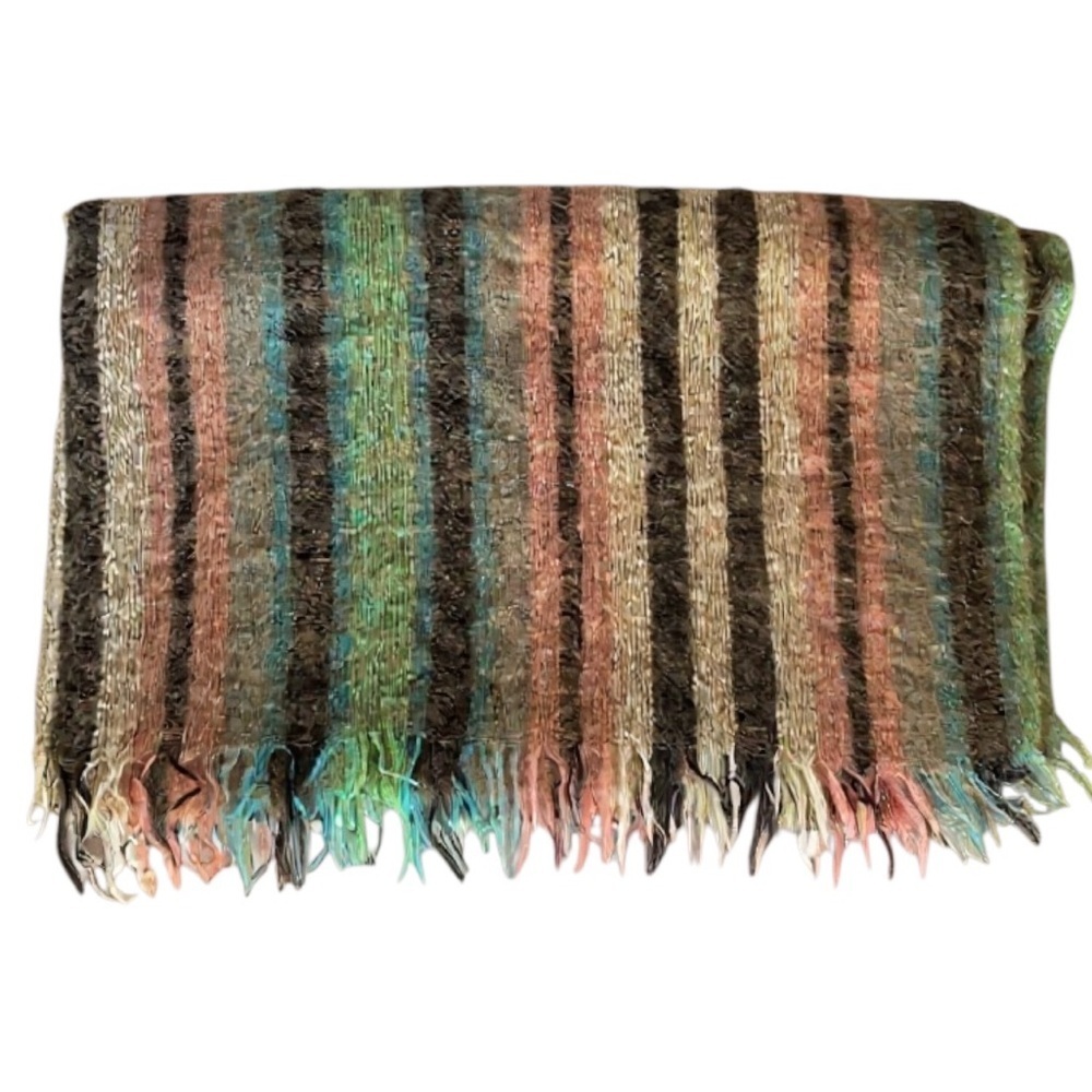 Vintage Robert Burns Mohair Rug Throw Blanket
Made In Scotland